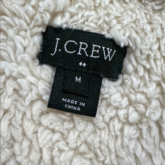 Women’s J.Crew Utility Jacket with removable fur trim and Sherpa lining MEDIUM - Picture 2 of 5